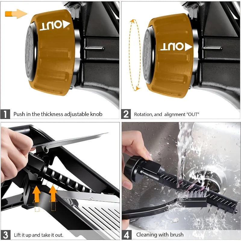 Stainless Steel Mandoline Slicer